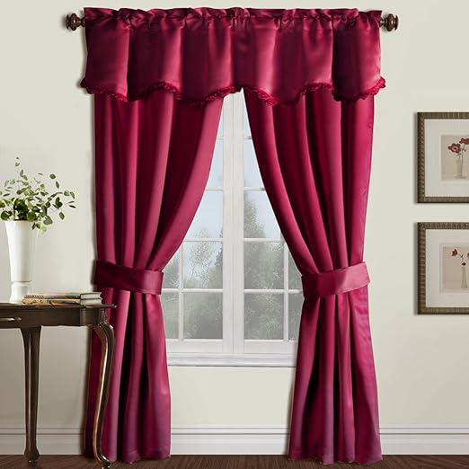 Amazon Com United Curtain Burlington Blackout Window Curtain Five