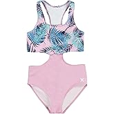Hurley Girls 1-Piece Cut Out Swim Suit