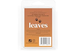 WEST COAST CANDLE COMPANY Leaves | Pet Safe Wax Melts | All Natural Soy | Non-Toxic | Dog Friendly | Vet Approved | Long Lasting Home Fragrance | Pet Odor Eliminator | Clean Burning Wax Cubes | Safe Air Freshener