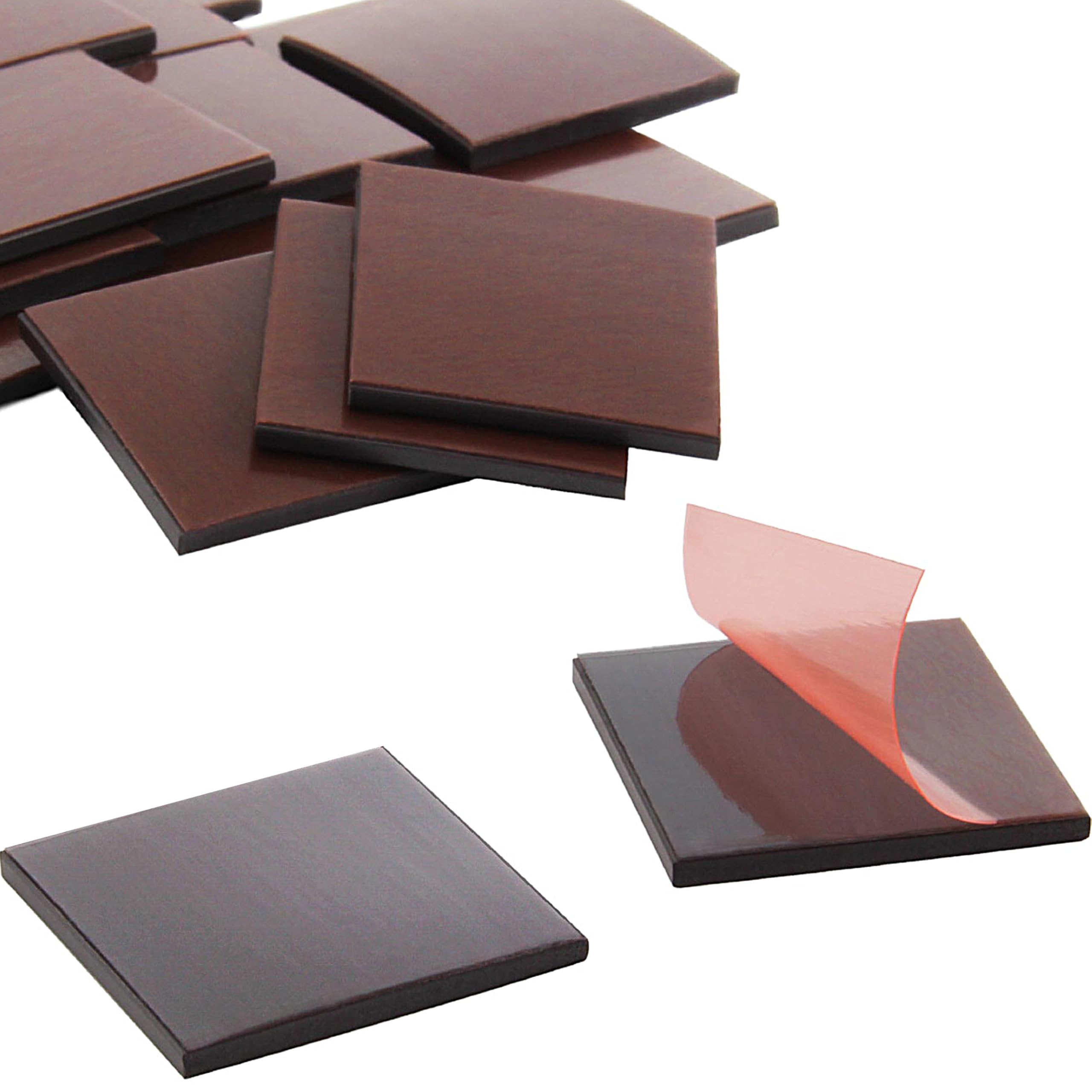 Magnetic Squares, Magnetic Pads, Assorted Sizes, 20 or 100, Highly Adhesive, One-Sided Self-Adhesive/Magnetic, Flexible and Unbreakable for Photos, Whiteboard, Posters etc