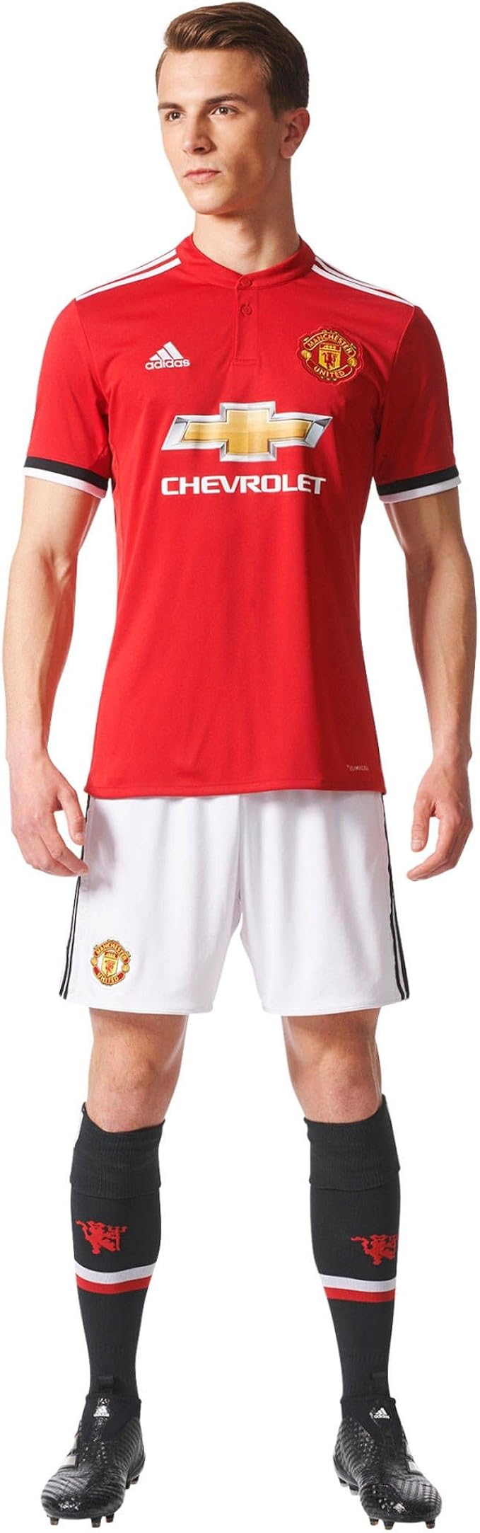 Amazon Adidas サッカー フットサル レプリカユニフォーム Dsn54 メンズ リアルレッドs10 ホワイト ブラック 日本 M 日本サイズm相当 サッカー フットサル レプリカユニフォーム 通販