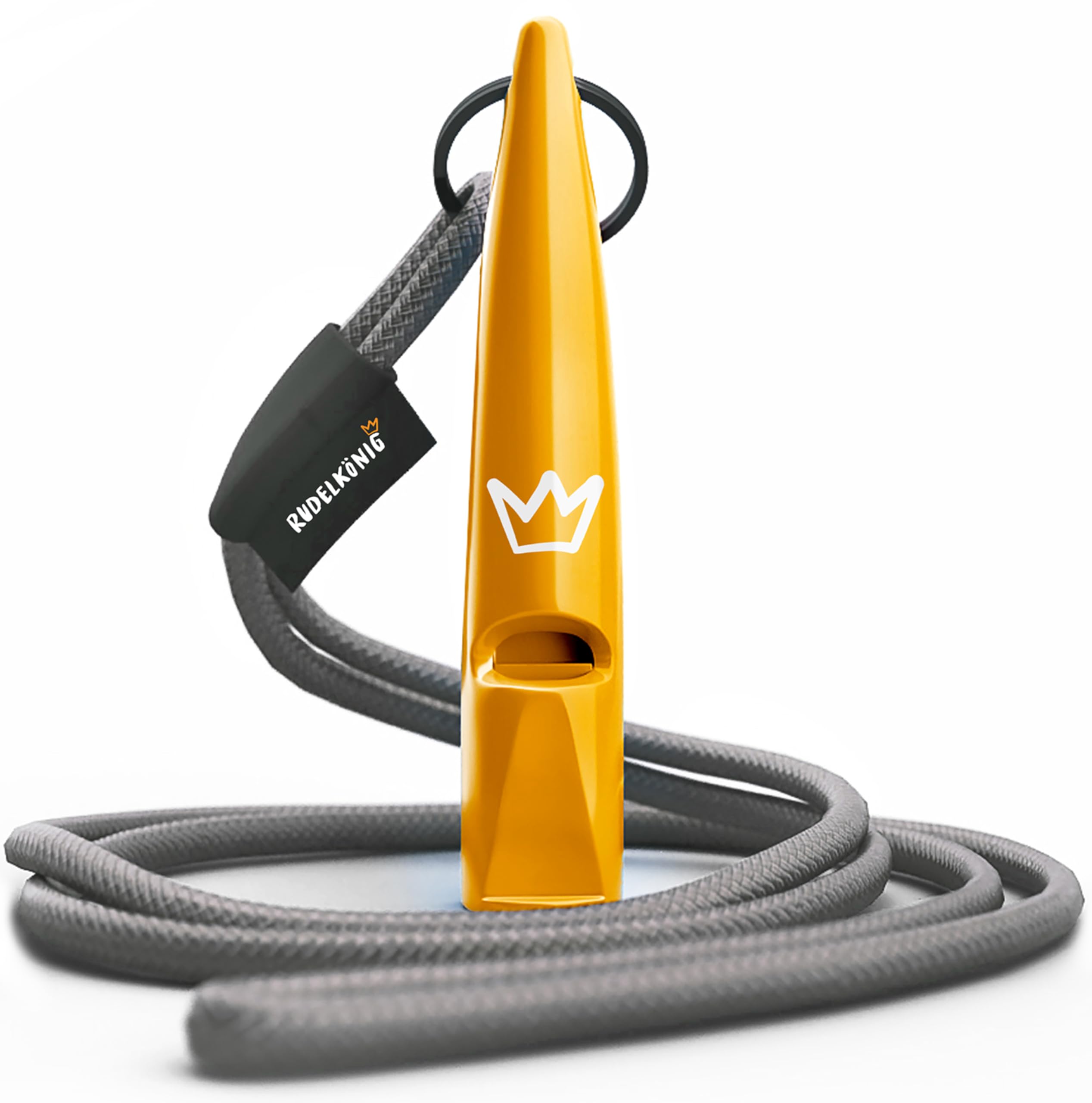 Rudelkönig Dog whistle with whistle strap - Professional training whistle with standardized frequency - Ideal for dog training