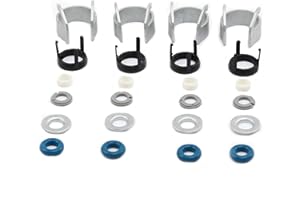 SPRWINAUTUMMER 4 Set Fuel Injectors Seals Repair Kit 06H998907A Replacement for Golf GTI Tiguan A3 A4 A5 A6 A8 Q32.0T……