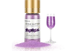NOMECA Edible Glitter for Drinks, 5g Edible Shimmer for DIY Wine Cocktails Champagne Beverages, Food Grade Coloring Gold Glitter Dust Kosher & Halal Certified, Vegan, Gluten Free, Nut Free Dye