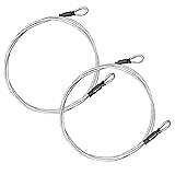 OMOTOOL Safety Cable Lock (2 Pack) 3mm Braided