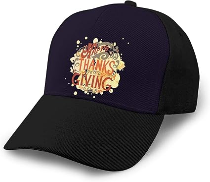 0108 Happy Thanksgiving Baseball Cap Adjustable Dad Hats ...