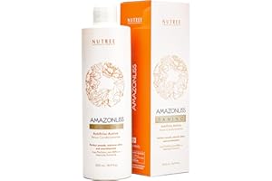 Cold keratin hair treatment - Amazonliss Tanino - Hair Straightening Brazilian Treatment - Smoothing, Hydrating, Repairing, Extreme Shine Effect - Formaldehyde Free - (16.9 Fl.oz)