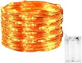 cshare Halloween LED Fairy Lights 50LED 5m Orange Fall Decor Battery Powered