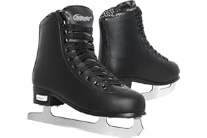 BASYNOL Nattork Womens Figure Ice Skates,Ice Skates with Stainless Steel Blade,Lace Up Figure Skate Ice Hockey Skates for Outdoor,Ice Skate Shoes for Women Size 6 7 8 9 10 11