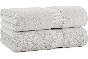 Aston & Arden Egyptian Bath Towels - Pack of 2 - Oversized Ultra Soft Thick & Absorbent, 100% Ringspun Egyptian Cotton Bathroom Towel for Spa, Hotel, 600 GSM, 30 x 54 in, Tan