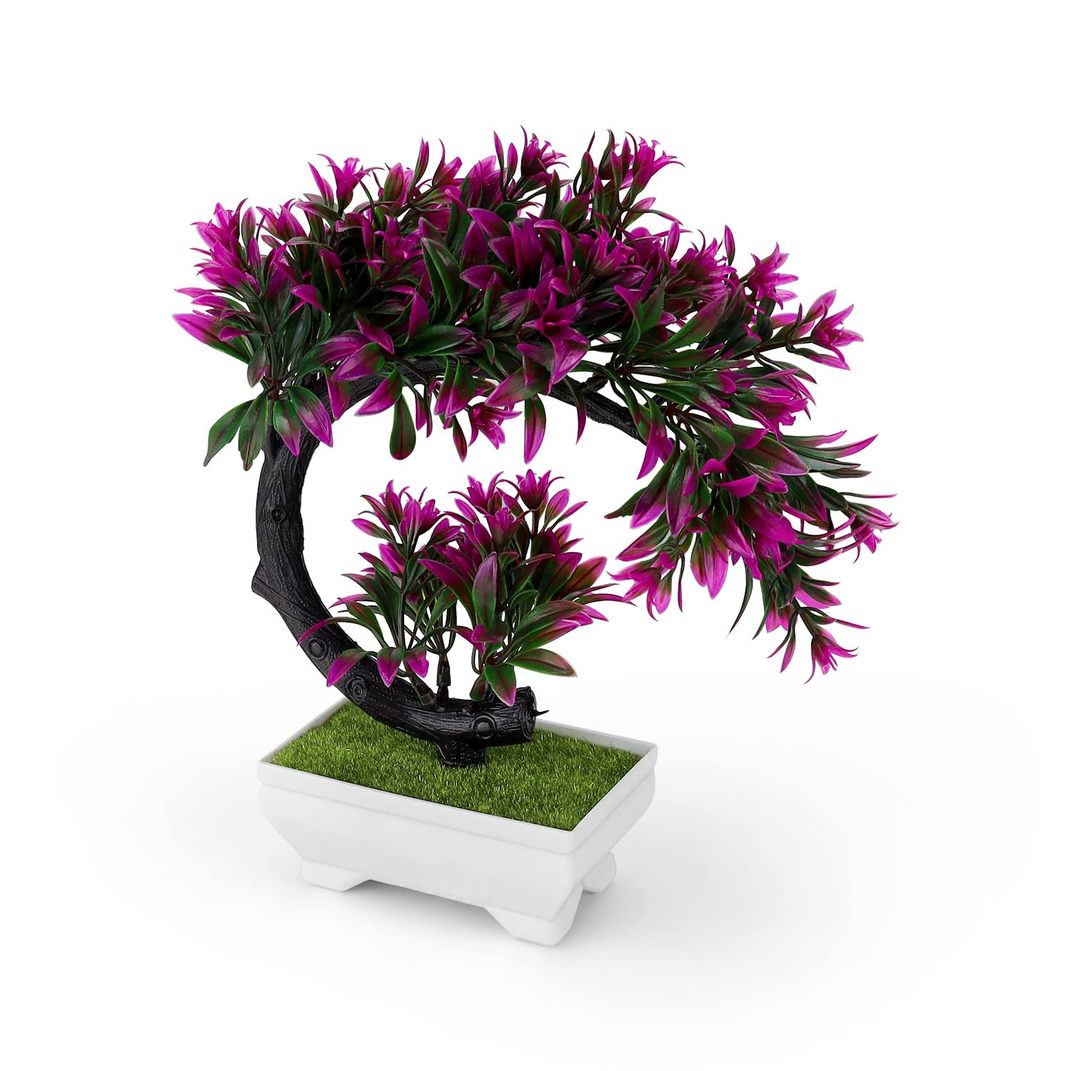 Artificial Bonsai Tree, DEANKEJI Decorative Artificial Flora, Artificials Tree Indoors, Faux Plants Naturally Relieve Fatigue, Decorative Artificial Trees for Balcony, Garden, Office Ornaments