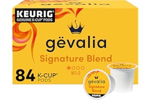 Gevalia Signature Blend Mild Light Roast K-Cup Coffee Pods, 84 ct Box