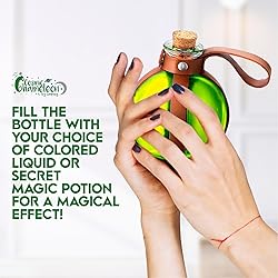 Cosmic Chameleon Glass Potion Bottles with