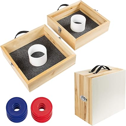 Amazon Com Best Choice Products Wood Washer Toss Game Set