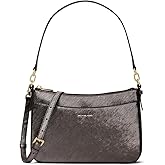 Michael Kors womens Jet Set Medium Top Zip Pochette Crossbody Bag