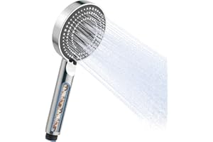 OFFO Handheld Shower Head with Filter, 20 Stage Shower Head with Filters for Hard Water, High Pressure 6-Mode Shower Head to 