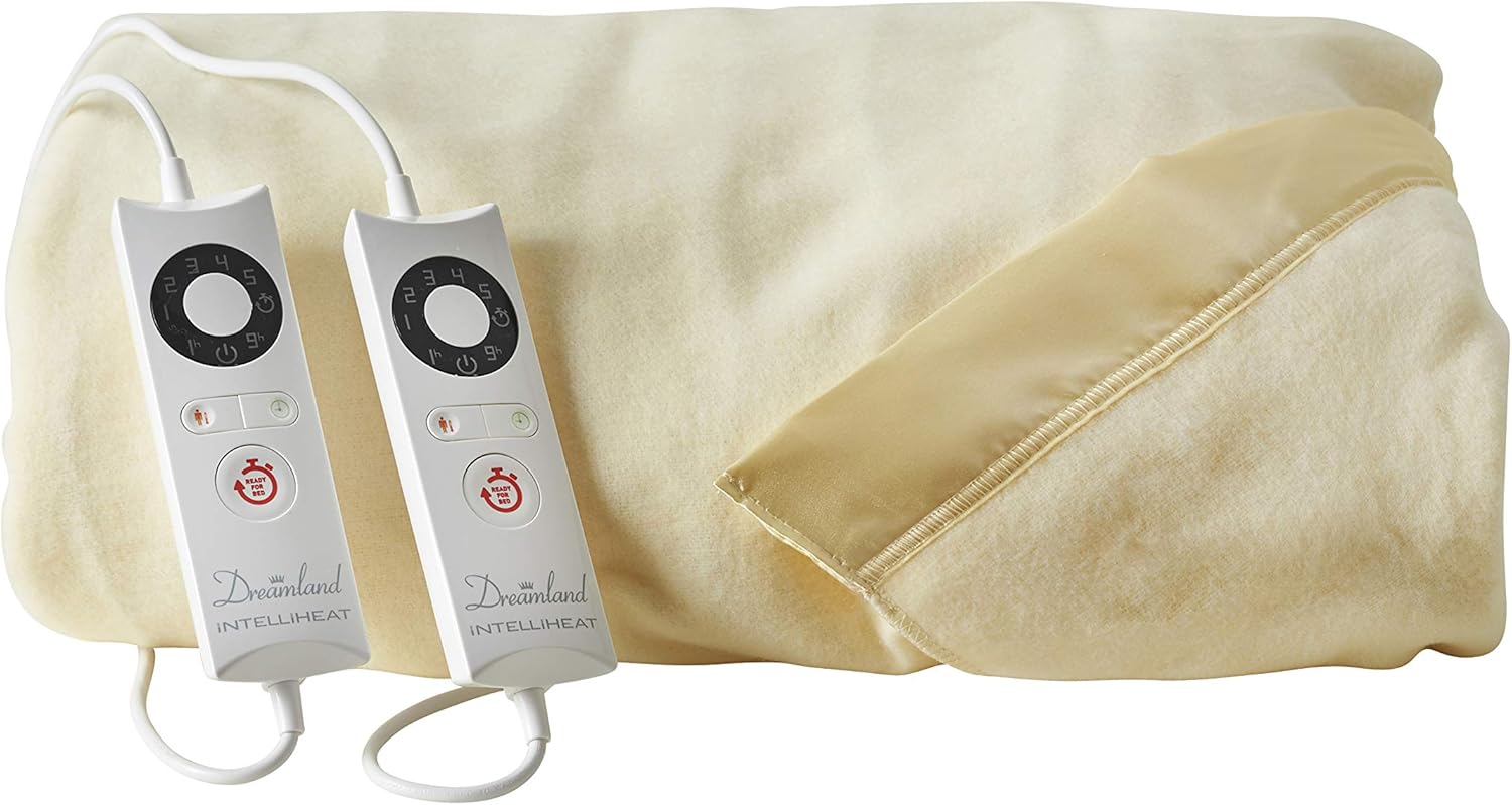 Dreamland Intelliheat fast heat up Luxury Harmony Soft heated Overblanket double, electric