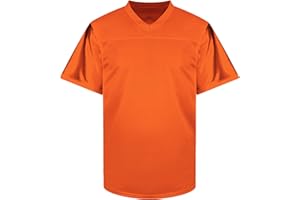 NICNZQI Blank Football Jersey for Men 90s Hip Hop Plain Mesh Shirt Football Practice Jersey Sports Uniform S-3XL