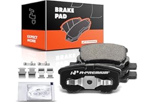 A-Premium Rear Ceramic Disc Brake Pads Set Compatible with Select Mitsubishi, Chrysler, Dodge and Jeep Models - Compass, Patr