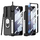 DOOTOO for Samsung Galaxy Z Fold 5 Case with Ring