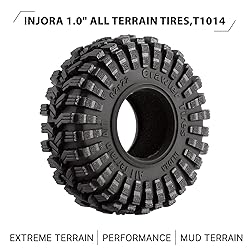 INJORA 1.0 Tires - All Terrain Super S5 King