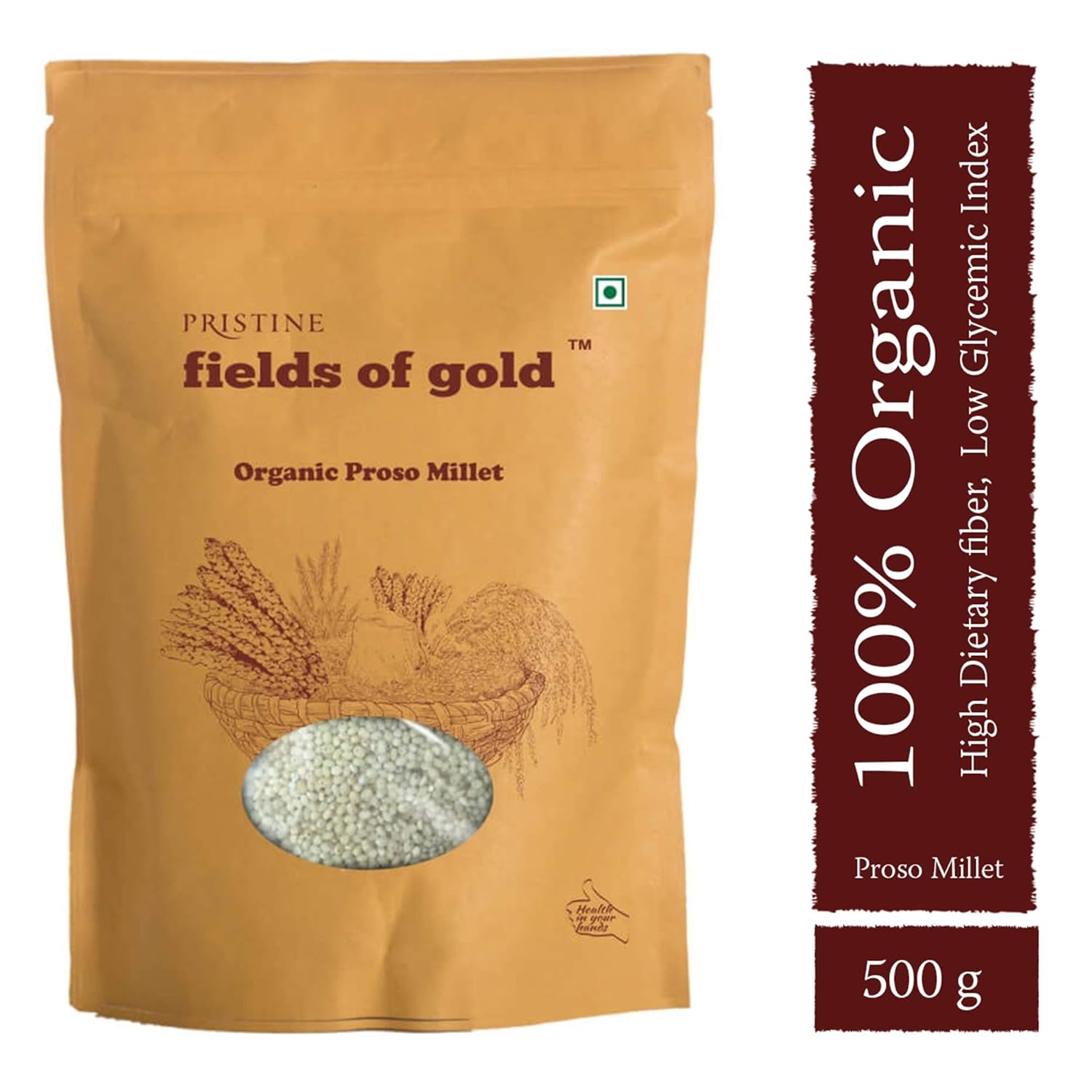 ORGANIC PROSO MILLET USDA Organic, Gluten Free, Non GMO