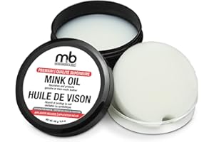 M&B Mink Oil-Tub, 6.5oz/185g, Waterproof & Conditioner