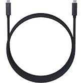 Razer Thunderbolt 4 Cable (2.0m / 6.56ft), USB-C to USB-C, Black | Intel Certified, Up to 40 Gbs Per Second, Up to 8K Resolutions, Up to 100W PD, Compatible with Windows PC, Mac, TB3, USB 4