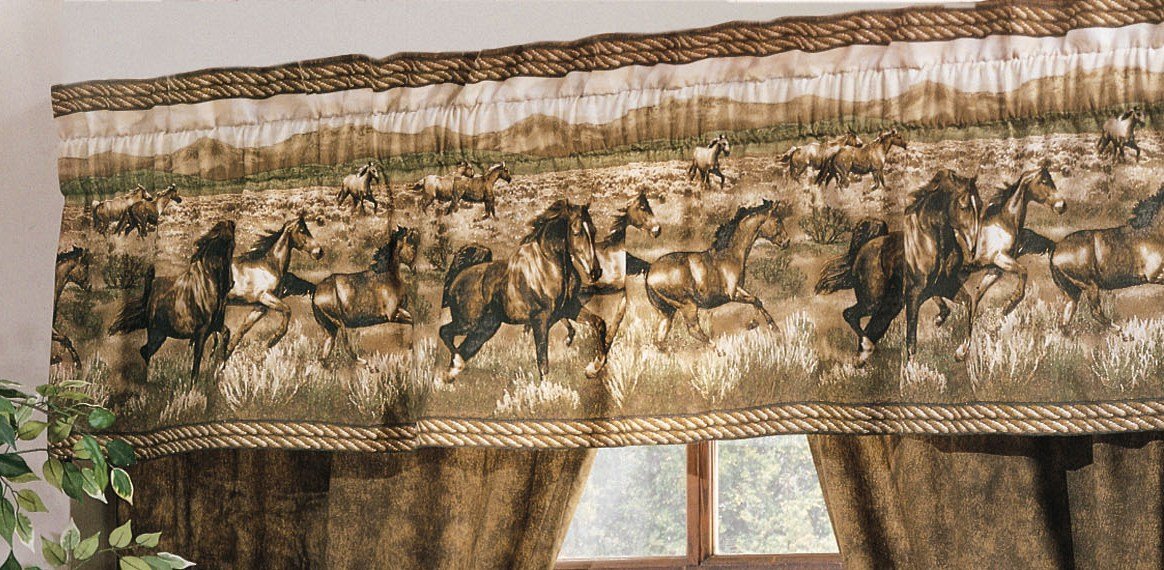 Best kitchen curtains and valances set palm