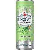 Limonati by Borjomi, Tarkhuna Lemonade with Natural Tarragon Extract and Borjomi Natural Mineral Water, 11.15 fl oz (12 Cans)