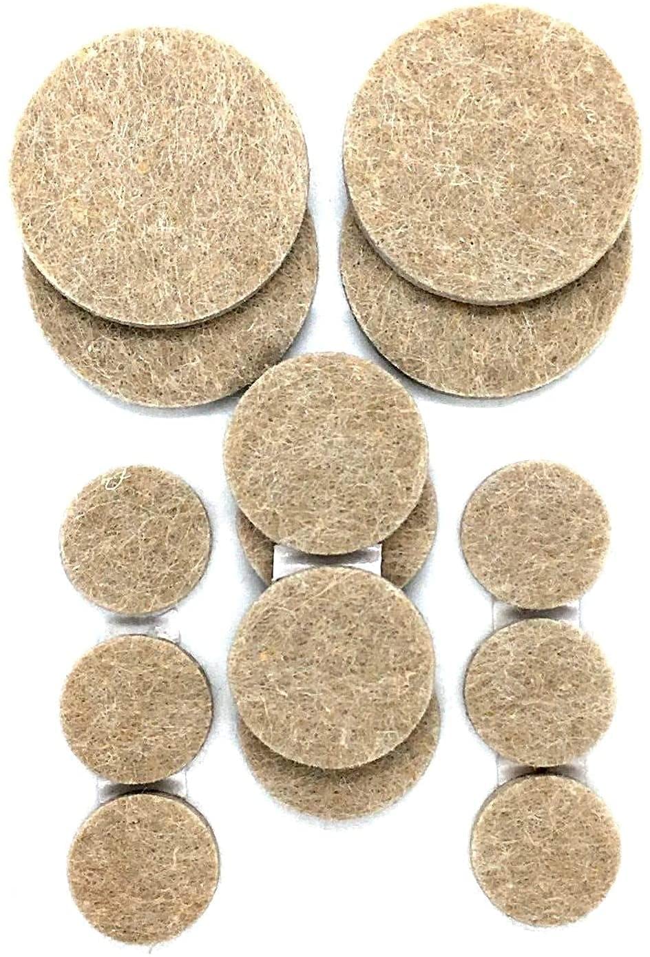 Merriway BH05079 Premium Self Stick Felt Pads For Hardwood Floors And Furniture Protection