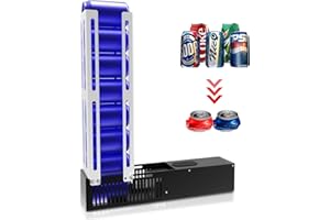 FSTCRT Automatic Electric Can Crusher, Can Crushers for Recycling 8oz 12oz & 16oz Cans, Can Fill 8 Cans at a Time, Automatic Can Smasher for Recycling Aluminum Seltzer, Cola, Beer Cans