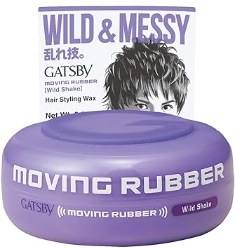 Amazon Com Gatsby Moving Rubber Wild Shake Hair Wax English
