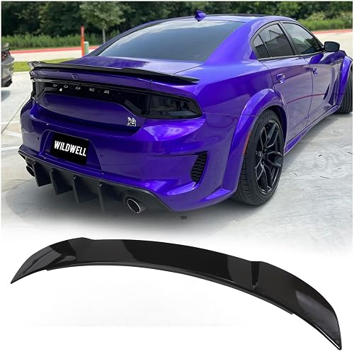 For 2015-2024 Dodge Charger Gloss Black Style Rear Roof