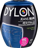 Dylon Washing Machine Fabric Dye Pod 350g Jeans Blue – Easy Colour