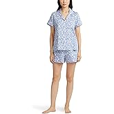 BedHead - Short Sleeve Shorty PJ Set - Flower Child - X-Large