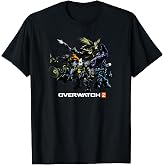 Overwatch 2 Dark Group Action Shot T-Shirt