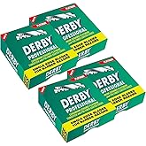 400 Derby Professional Single Edge Razor Blades for straight razor (Four Hundred Pieces)