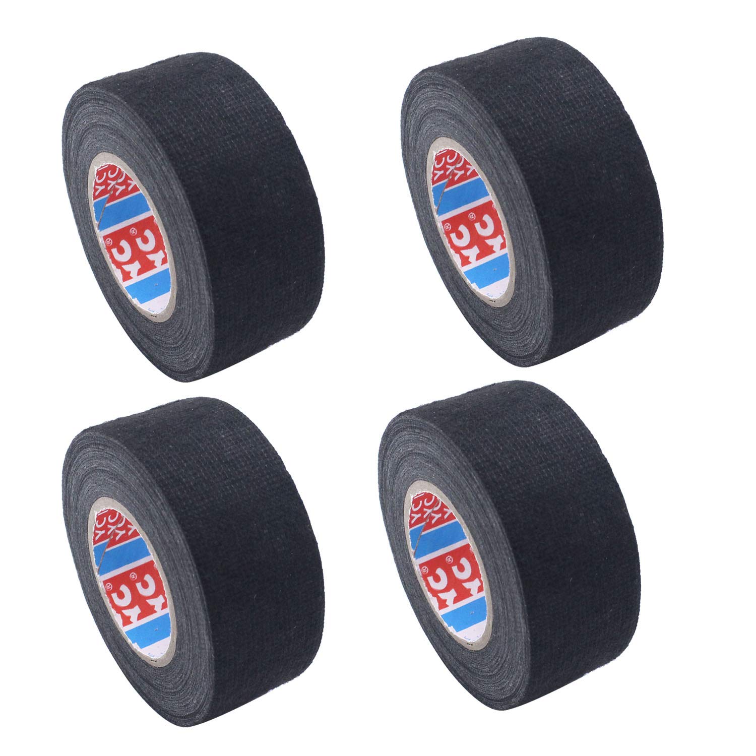 TAKPART 4 Rolls Cloth Tape Car Wiring Harness Tape 32mm*11.5m for Car Auto SUV Truck