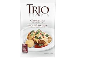 TRIO Cheese Sauce, Low Fat, Cholesterol Free, Dry Cheese Sauce Mix, 908g