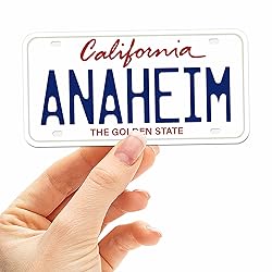 California License Plate Stickers for
