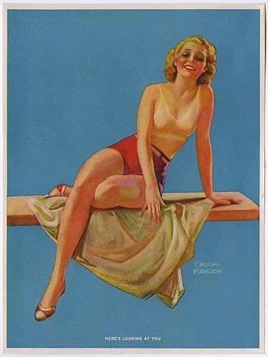 art deco pin up