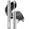 Erinde Black Washable Metal Mascara, Waterproof Iron Wand Mascara, Brushless Metal Wand, Super Voluming Lash Extensions, Long Lasting Smudge-Proof No Flaking Tint