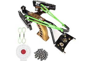 faniewy Professional Slingshot, Wrist RocketSlingshot with Infrared Light Aiming System Sight for Hunting with Heavy Duty Launching Bands, Outdoor High Velocity Catapult Kit for Adult Kids
