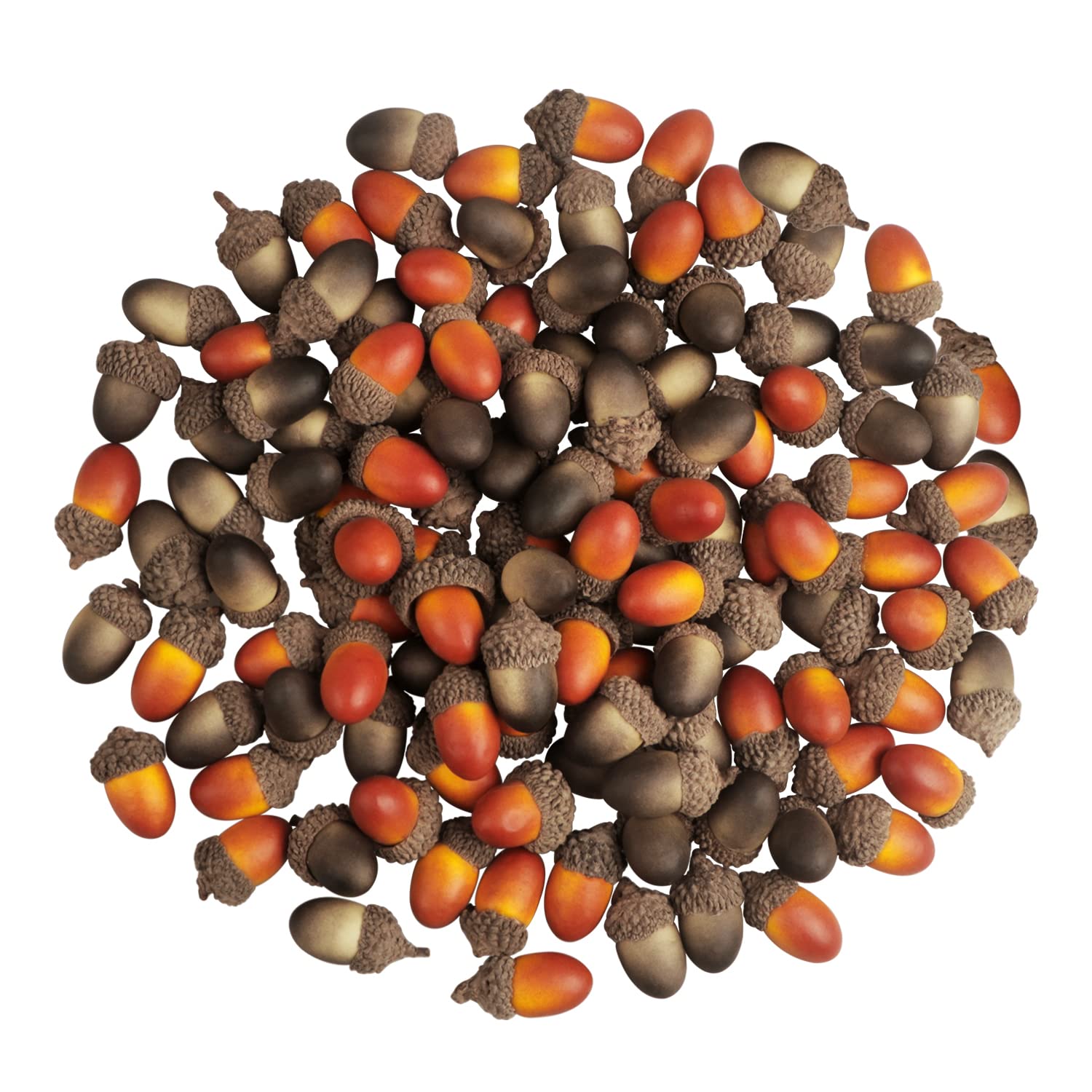 Photo 1 of 120 PCS Artificial Acorns Decorative, Fall Fake Acorn with Natural Acorn Cap Simulation Mini Acorns for DIY Craft Fall Vase Filler Home Winter Festival Party Favor Supplies