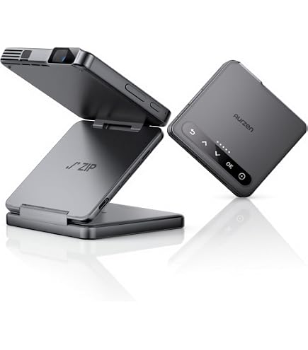 Amazon.com: Aurzen ZIP Tri-Fold DLP Portable Mini Projector with