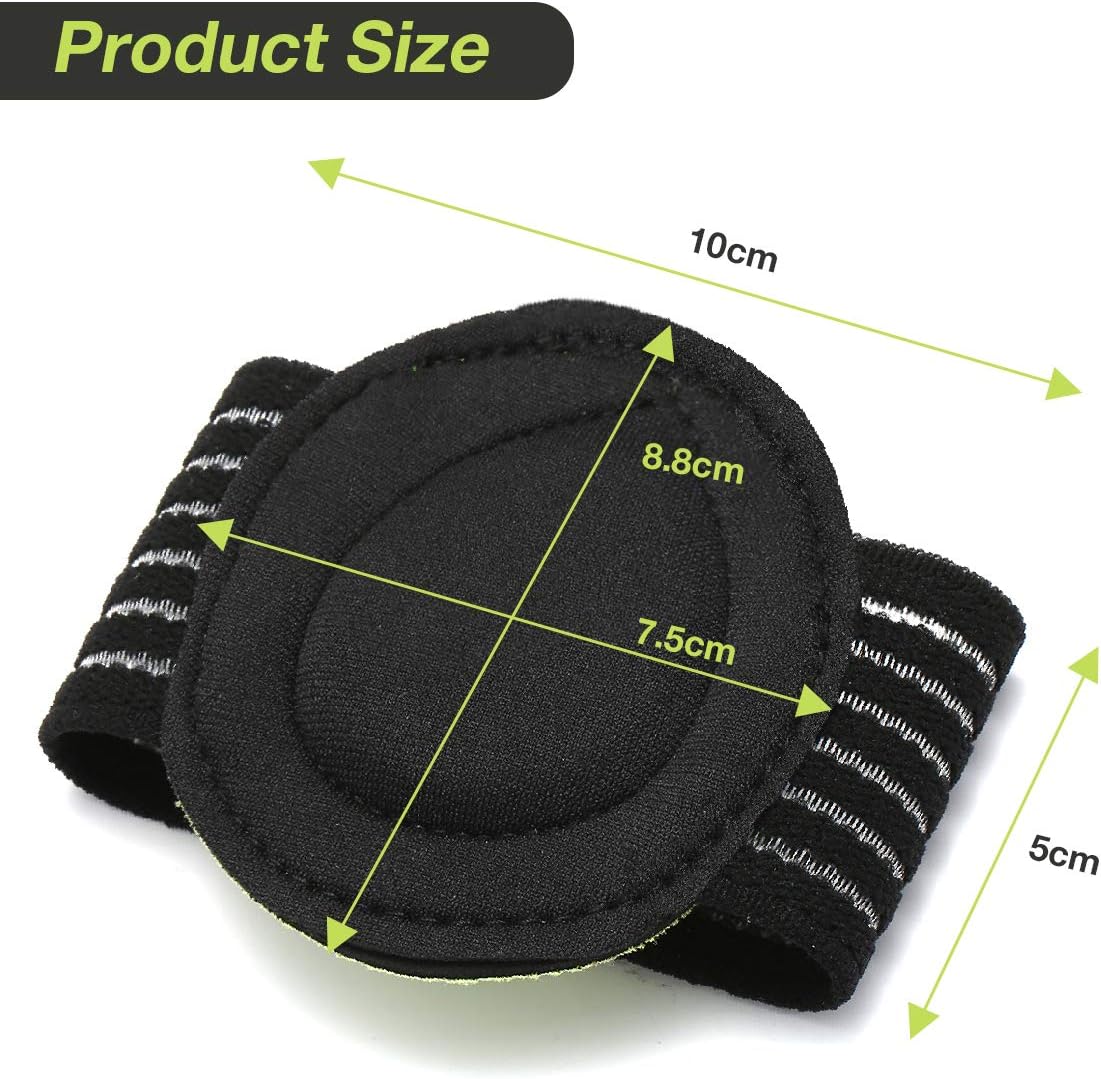 CHARMINER 2 Pairs Compression Fasciitis Cushioned Support Sleeves, Plantar Fasciitis Foot Relief Cushions for Plantar Fasciitis, Fallen Arches, Achy Feet Problems for Men and Women: Health & Personal Care