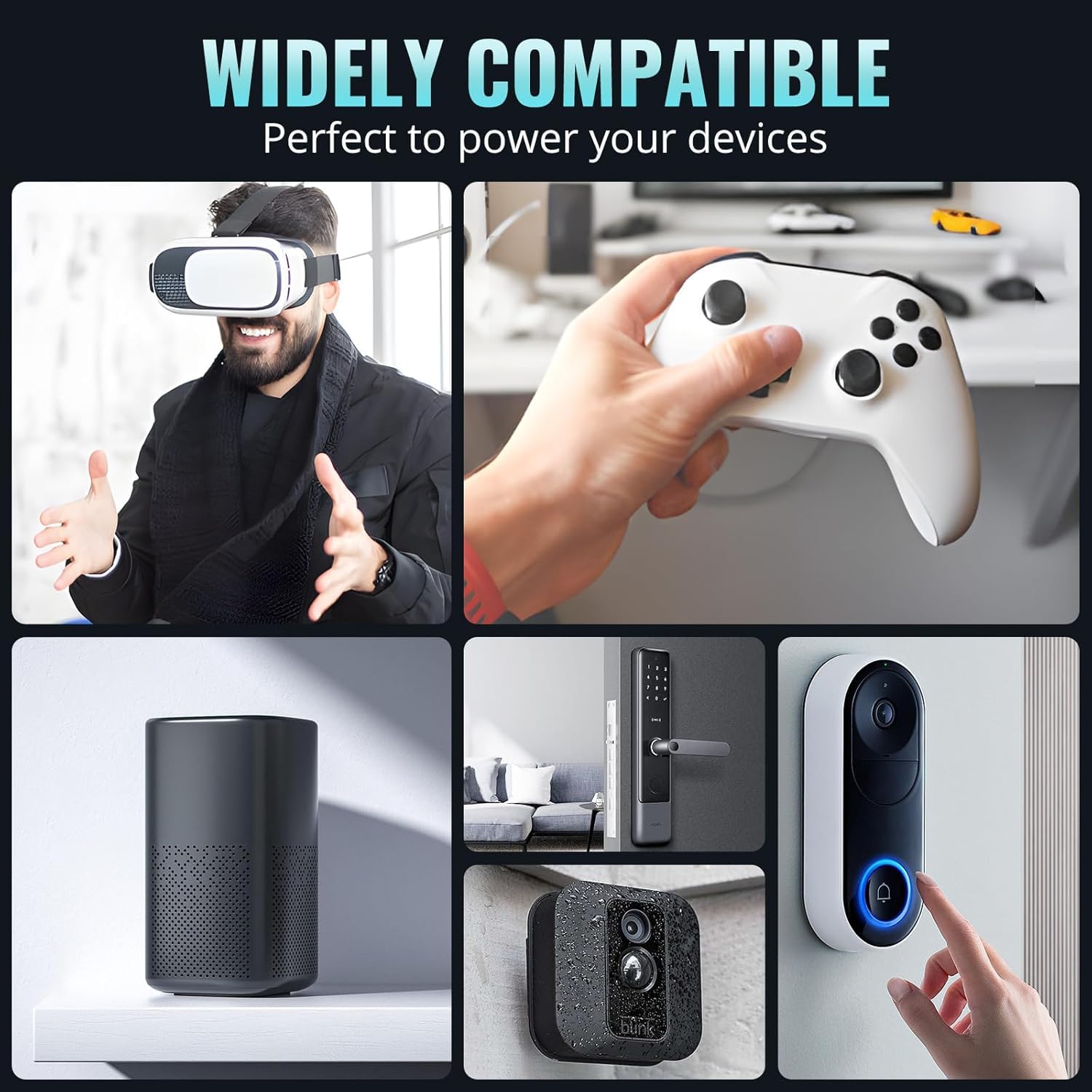 POWEROWL AA Batterie 8 Stück, AA Lithium Batterie 1,5 Volt Hochleistungsenergie (Nicht wiederaufladbare) 7