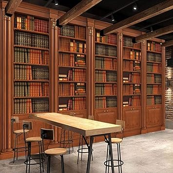 Amazon Co Jp 壁紙 3d 本棚 本棚 写真 壁画 レトロ 勉強 図書館 カフェ バー 装飾 壁画 壁画 400x280cm Fcqcwxam 0708 1546 Diy 工具 ガーデン
