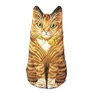 Kitten Oven Mitt, Quilted Cotton, Designed for Light Duty Use, by Boston Warehouse